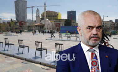 NDIQENI LIVE/ Edi Rama nis fushatën zgjedhore me sheshin bosh (FOTO LAJM)