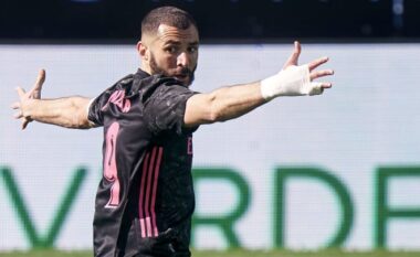 Benzema gati të hyjë në historinë e Real Madridit, barazon rekordin e golave me Santillanan