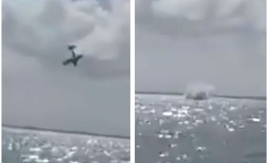 Moment i sikletshëm, aeroplani rrëzohet në det, familjarët po e xhironin me telefon (VIDEO)