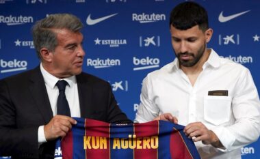 Intervista e parë e Agueros si lojtari i Barcelonës: Besoj se do të luaj përkrah Messit (VIDEO)