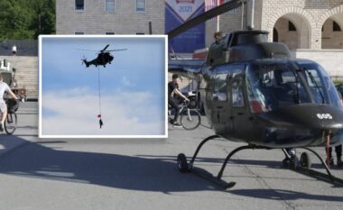 Helikopterë dhe blinda pushtojnë Tiranën, pamjet e pazakonta sot në qytet (FOTO LAJM)