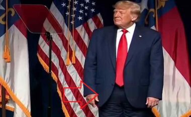 Ka veshur pantallonat mbrapsht? Fotoja e Trump po bën xhiron e rrjetit (FOTO LAJM)