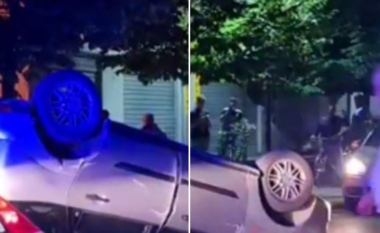 Ishte”tapë”: 46 vjeçari përplaset me 2 mjetet e parkuara, arrestohet nga policia