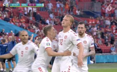 EURO 2020/ Danimarka dyfishon rezultatin ndaj Uellsit (VIDEO)
