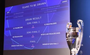 UEFA i beson FSHF-së organizimin e ndeshjeve të turit paraeliminator të Champions