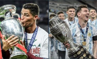 Çfarë rastësie, Ronaldo dhe Messi fituan trofeun e parë me kombëtaret në të njëjtën datë