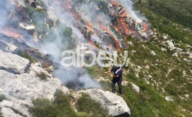 Riaktivizohet zjarri në malin e Dukatit (FOTO LAJM)