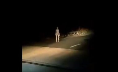 Një alien që ecën rrugëve? Çfarë kapin kamerat në Indi (VIDEO)
