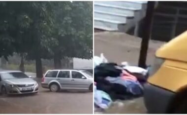 Moti i keq pushton Kukësin: Përmbytje dhe rrëshqitje dherash (VIDEO)