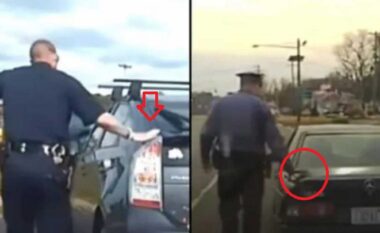 A e dini pse policët prekin me dorë çdo makinë që ndalojnë qoftë për kontroll (VIDEO)