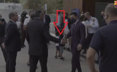 Çfarë nuk u pa në konferencë: Takimi i ftohtë mes Messit dhe Laportës (VIDEO)