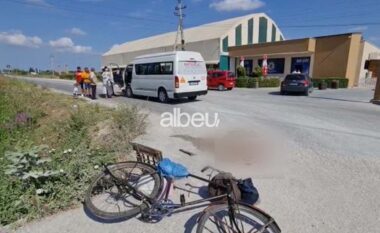 Aksident tjetër në Fier, furgoni përplas rëndë 62-vjeçarin me biçikletë