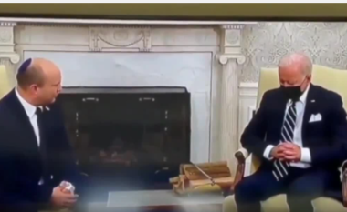 Presidentin Biden e zë gjumi gjatë takimit me kryeministrin e Izraelit (VIDEO)