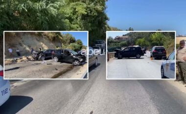 Makinat përplasen “kokë më kokë” në Levan-Fier, 6 të lënduar (VIDEO)