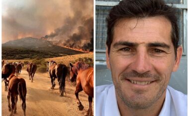 Iker Casillas me zemër të madhe: Punon për shuarjen e zjarreve në qytetin e tij (FOTO LAJM)