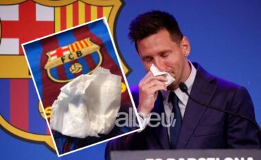 ÇMENDURI! Peceta me të cilën Messi fshiu lotët, nxirret në ankand për shumën marramendëse