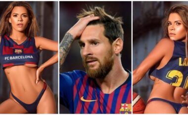Çmendet pornostarja, ofron shumën marramendëse për shaminë që Messi fshiu lotët (FOTO LAJM)