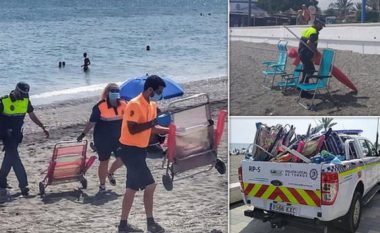 Kishin zënë plazhin publik me çadra e shezlongë, ndiqen penalisht dy qytetarë në Durrës