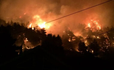 E FUNDIT/ Po përhapet me shpejtësi, vatër e frikshme zjarri në autostradën Durrës-Kavajë