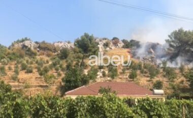 Zjarr në një zonë të banuar në Lezhë, ende asnjë ndërhyrje (VIDEO)