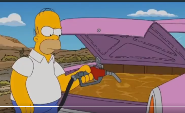 The Simpsons godasin sërish! Parashikojnë mungesën e naftës në Angli (VIDEO)