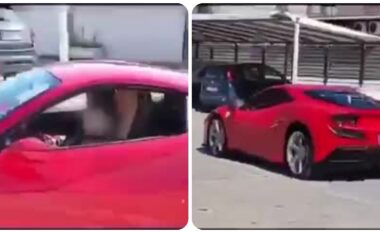 “Çmendet” 11-vjeçari, nget i vetëm Ferrarin (VIDEO)
