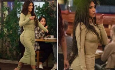 Ka hequr silikonin në të pasme? Kim Kardashian tregon format bombastike në daljen e fundit (FOTO LAJM)