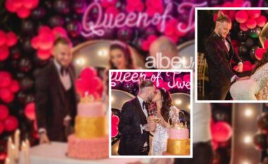 “Mbretëresha e Twerk” feston ditëlindjen, ish-konkurrenti i “Përputhen” i bën propozimin përrallor për martesë (FOTO LAJM)