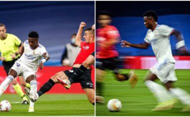 “Raketa” Vinicius Junior, i riu po shkëlqen këtë sezon te Real Madrid (VIDEO)