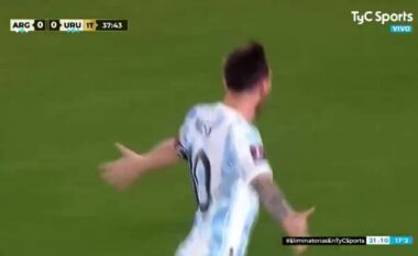 Shënoi padashje, goli i Lionel Messit ndaj Uruguajit ishte spektakolar (VIDEO)
