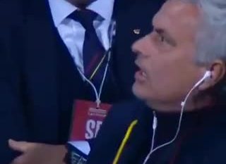 I nevrikosur në maksimum, shikoni si e përjton golin e Romës Mourinho (VIDEO)