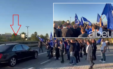 Drejt Lezhës! Demokratët e surprizojnë në mes të rrugës, Berisha del dhe i takon një më një (VIDEO)