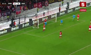Napoli e pëson nga Spartaku dhe rrezikon kualifikimin (VIDEO)