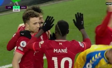 Liverpool dyfishon rezultatin, përsëri Jota (VIDEO)