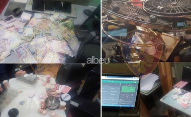 “Lulëzojnë” lojërat e fatit në Tiranë, tavolinat e lokalit plot para dhe çipsa, 5 të arrestuar