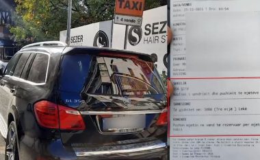 Parkim i gabuar, policia “mbyt” me gjoba shoferët në Tiranë