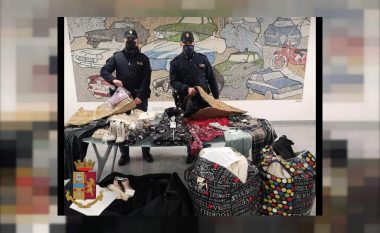 Vidhnin veshje në qendra tregtare, arrestohen 5 shqiptarë në Itali