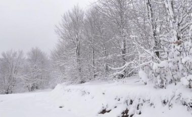 1 metër borë në Malësinë e Tetovës, temperaturat -6 gradë