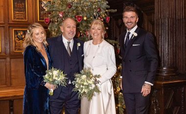 David Beckham në dasmën e babait, 70-vjeçari martohet me milioneren (FOTO LAJM)