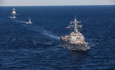 Ambasada e SHBA publikon fotot e marinës amerikane në Adriatik: Ruajmë stabilitetin dhe sigurinë detare