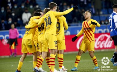 Frenkie de Jong “heroi” i Barcelonës, i jep fitoren skuadrës në minutat e fundit ndaj Alaves (VIDEO)