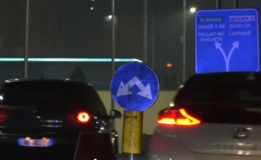 Rruga në Tiranë që iu rrezikon çdo mbrëmje jetën shoferëve (VIDEO)