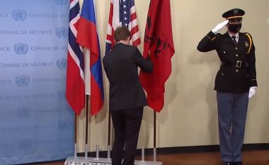 Vendoset flamuri! Shqipëria zyrtarisht anëtare e Këshillit të Sigurimit të OKB (VIDEO)