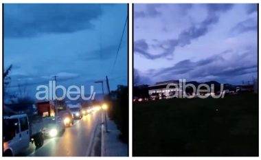 Punimet në Qafë Kashar–Rinas-autostradë sjellin trafik të rënduar (VIDEO)