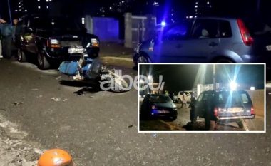 Makina përplas motorin në Lezhë, një nga drejtuesit në gjendje të rëndë (VIDEO)