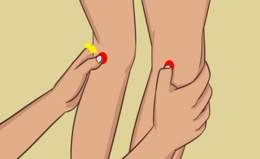 Ekspertët: Fërkoni këto dy pika pas gjunjëve për të zëvëndësuar ilaçet