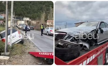 Përplasen dy automjete në Lezhë, 3 të plagosur mes tyre një grua (VIDEO)