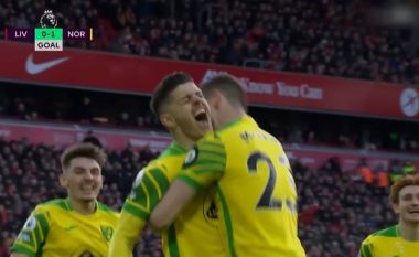 Rashica spektakolar, shënon dhe i jep avantazhin Norwich ndaj Liverpool (VIDEO)