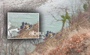 Albeu: Makina përfundoi në Shkumbin, nxirren të gjallë 3 persona