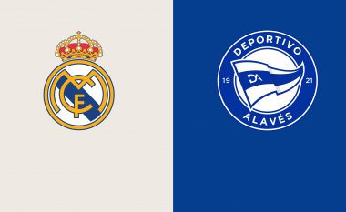 Formacionet zyrtare Real Madrid-Alaves